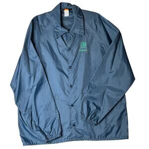 Vintage Pla-Jac by Dunbrooke Parkview Windbreaker Jacket Navy Blue Nylon Size XL